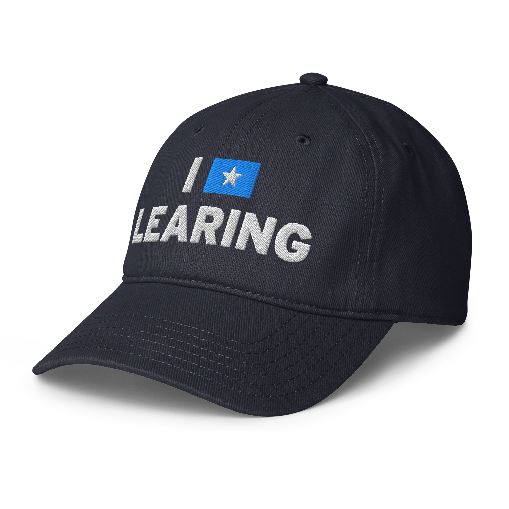 Learing Baseball Hat - Navy - Image 3