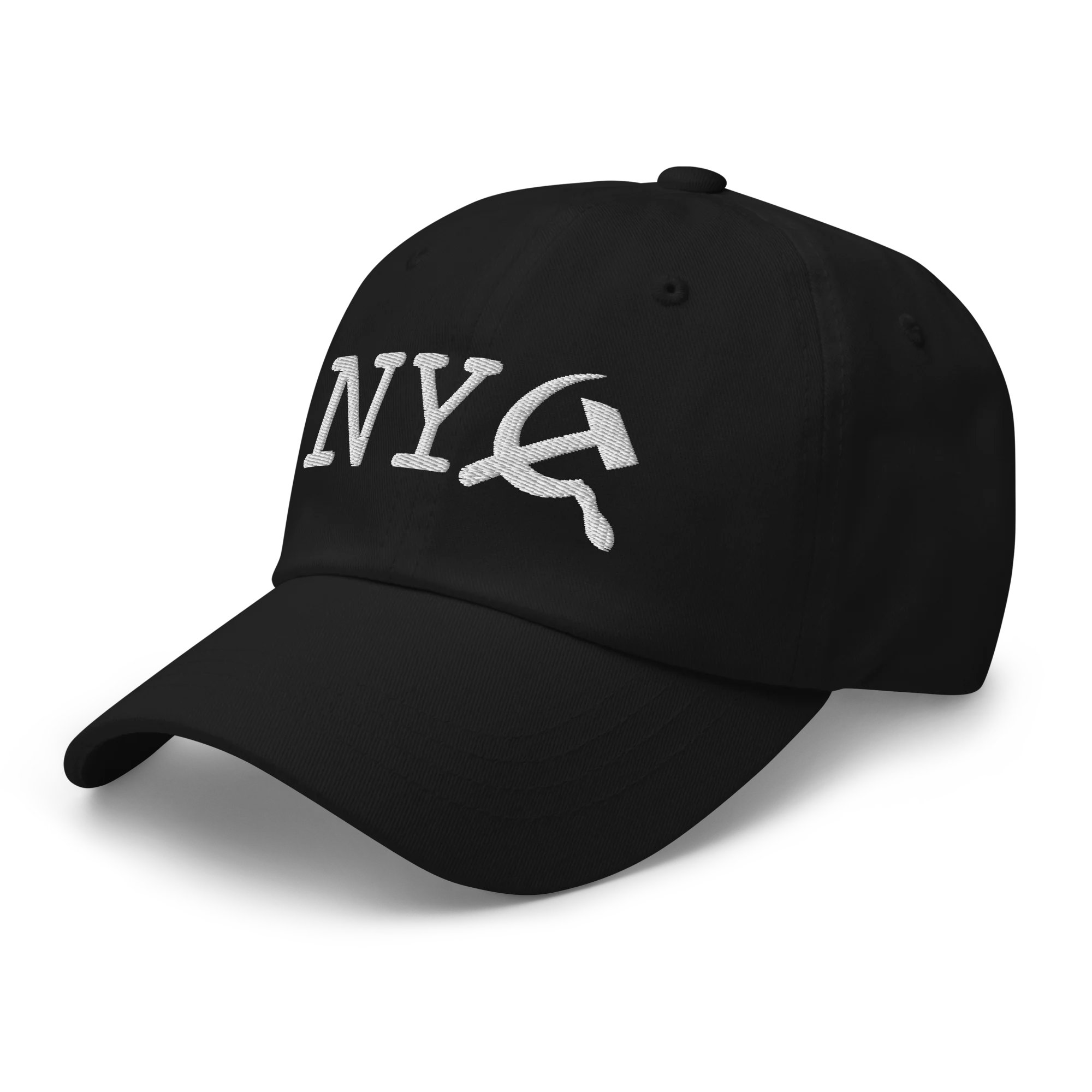 NY Commie Dad Hat - Black - Image 6