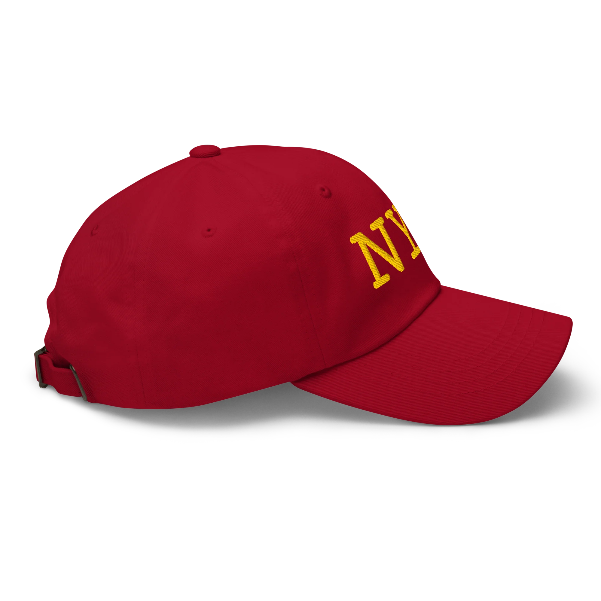 NY Commie Dad Hat - Red - Image 3