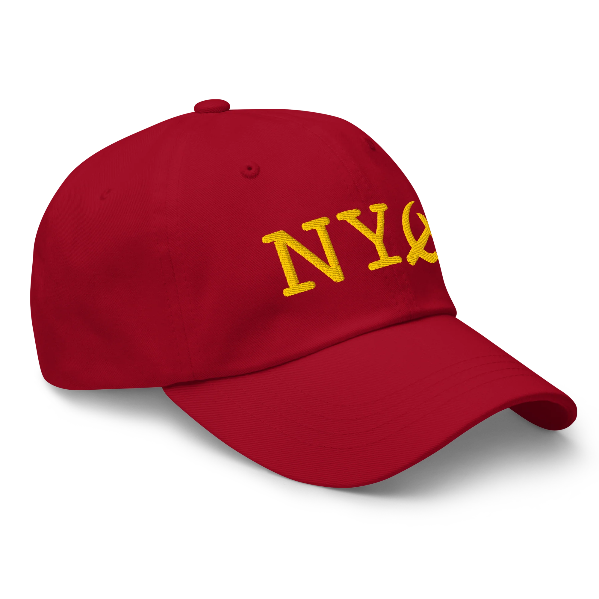 NY Commie Dad Hat - Red - Image 5