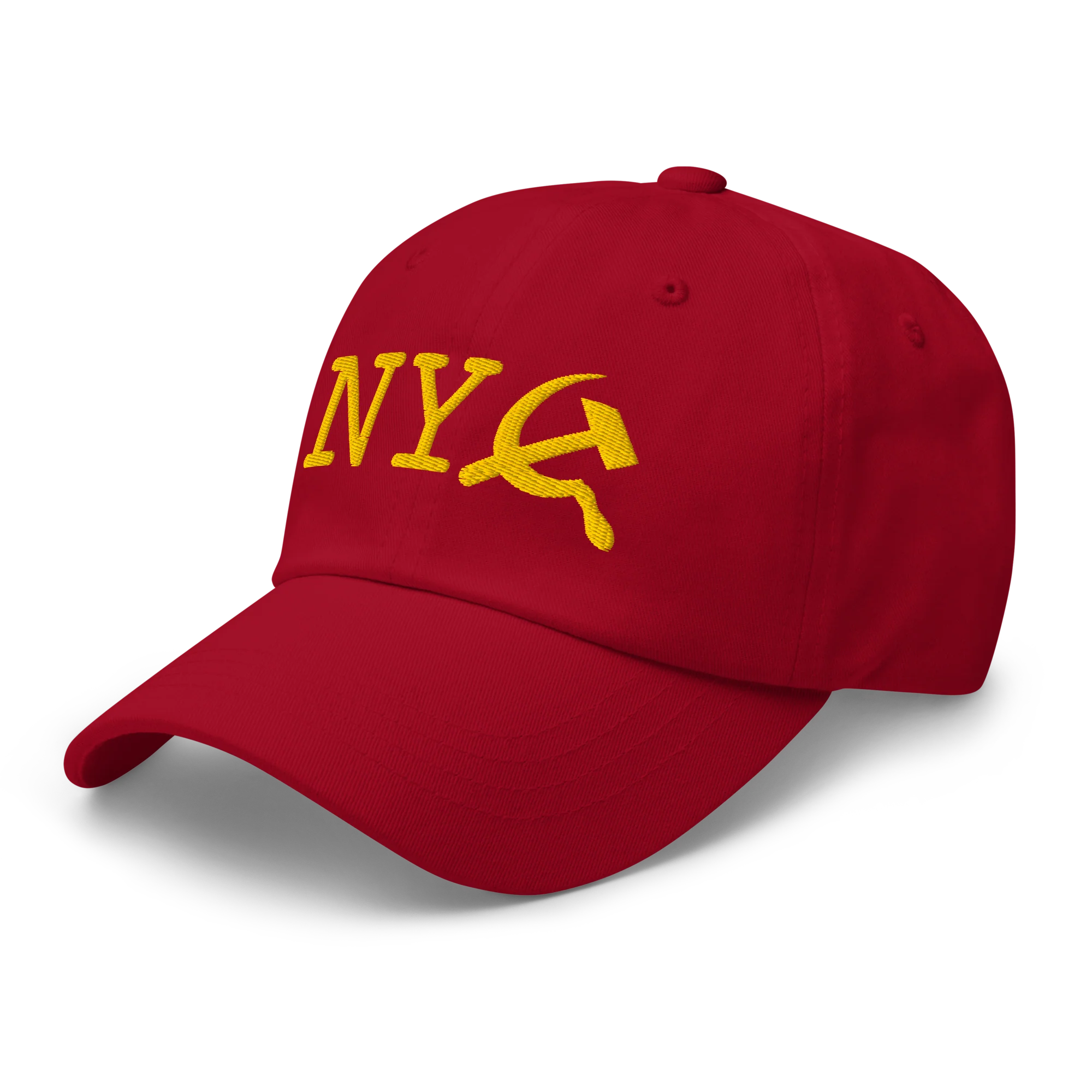 NY Commie Dad Hat - Red - Image 6