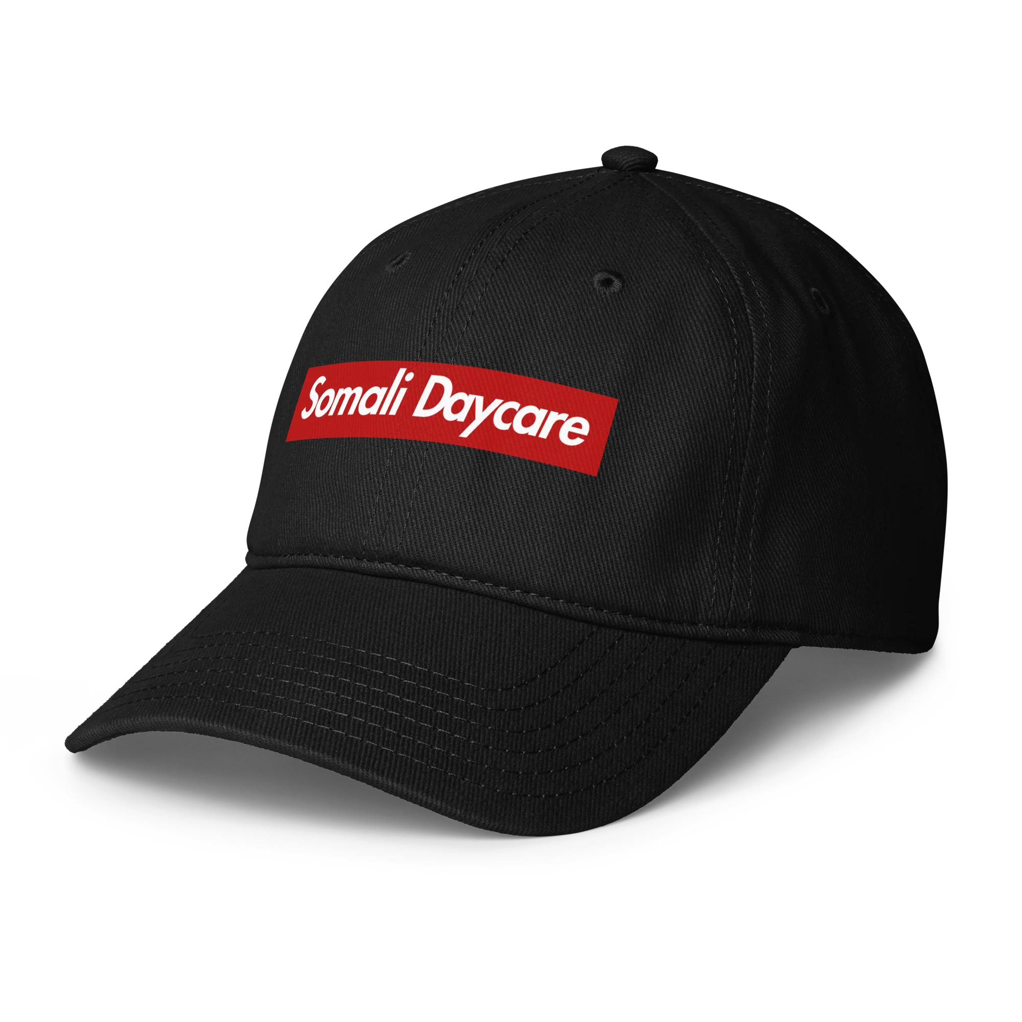 Supreme Somali Daycare Baseball Hat - Black - Image 3