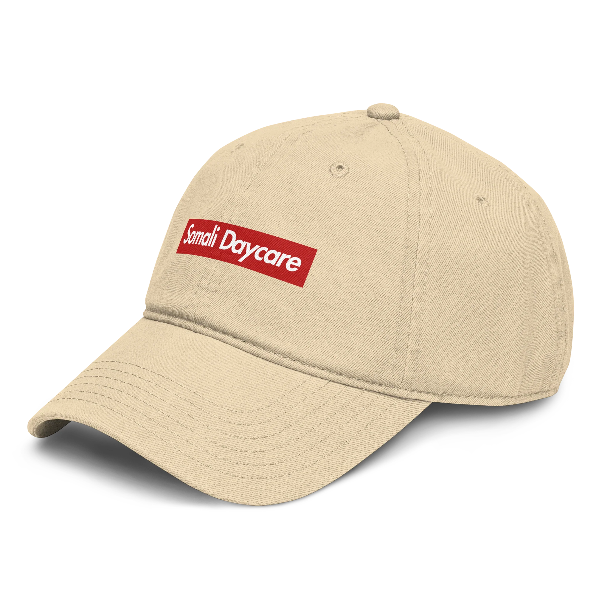 Supreme Somali Daycare Baseball Hat - Khaki - Image 3