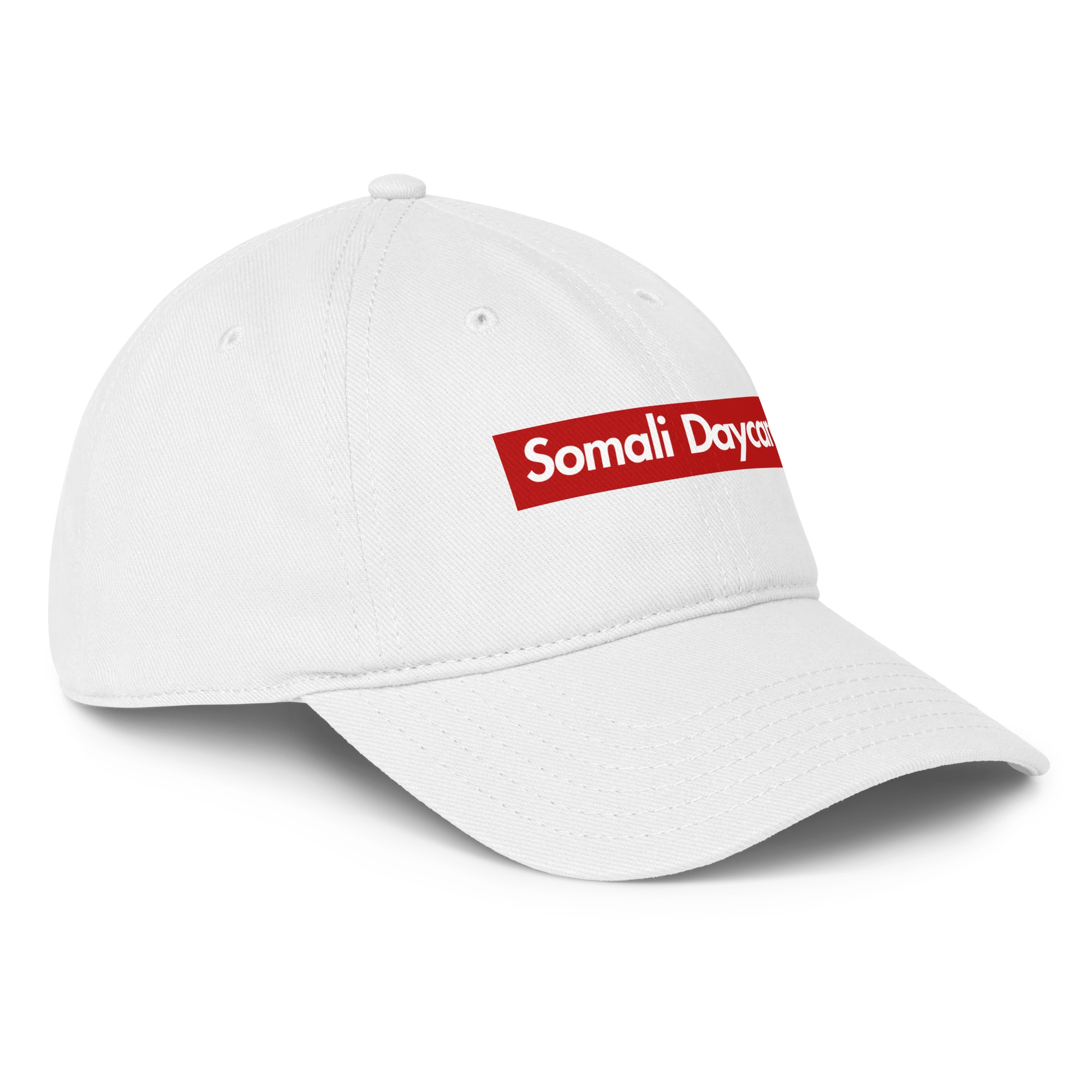 Supreme Somali Daycare Baseball Hat - White - Image 4