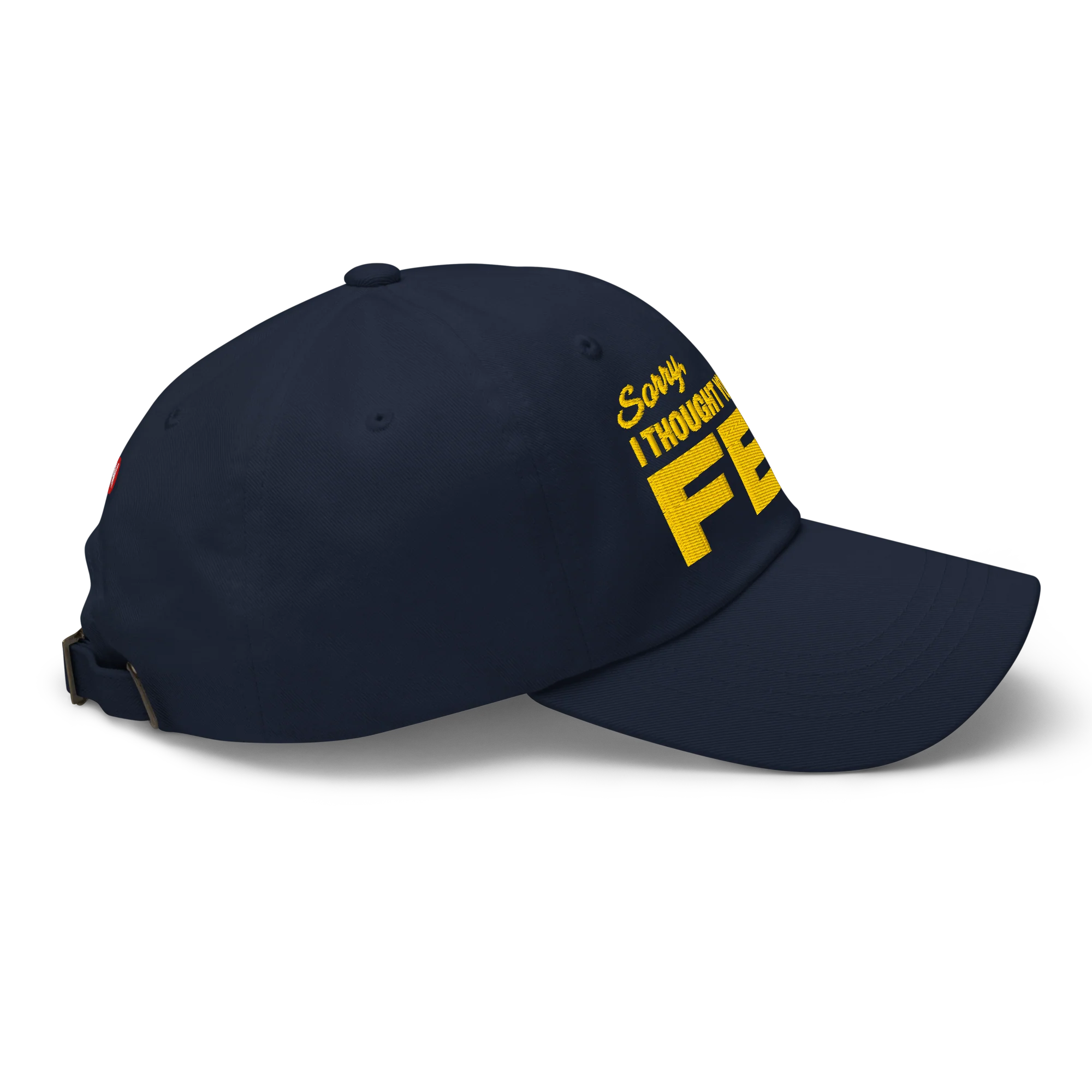 Thought You Were A Fed Dad Hat - Navy - Image 3