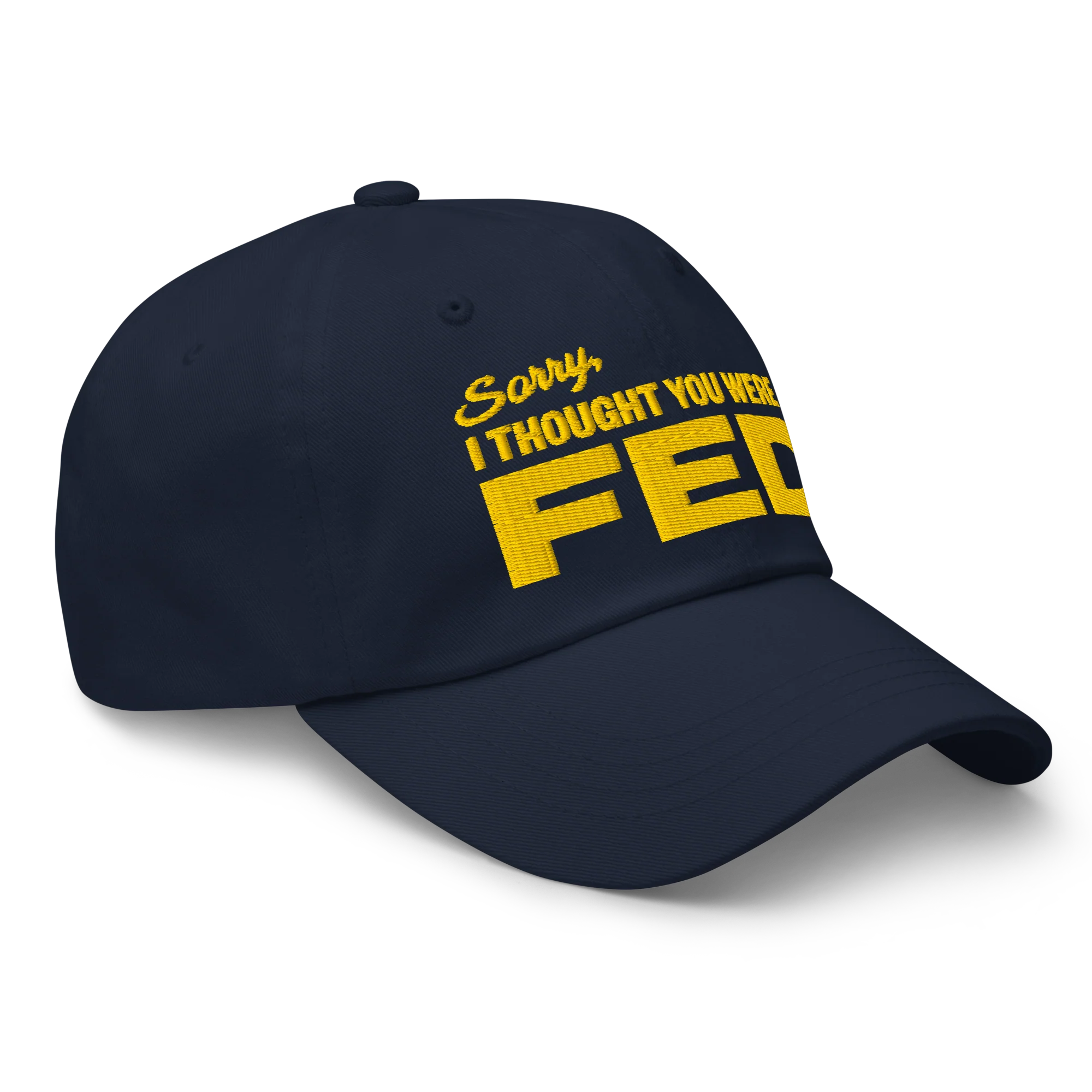 Thought You Were A Fed Dad Hat - Navy - Image 5