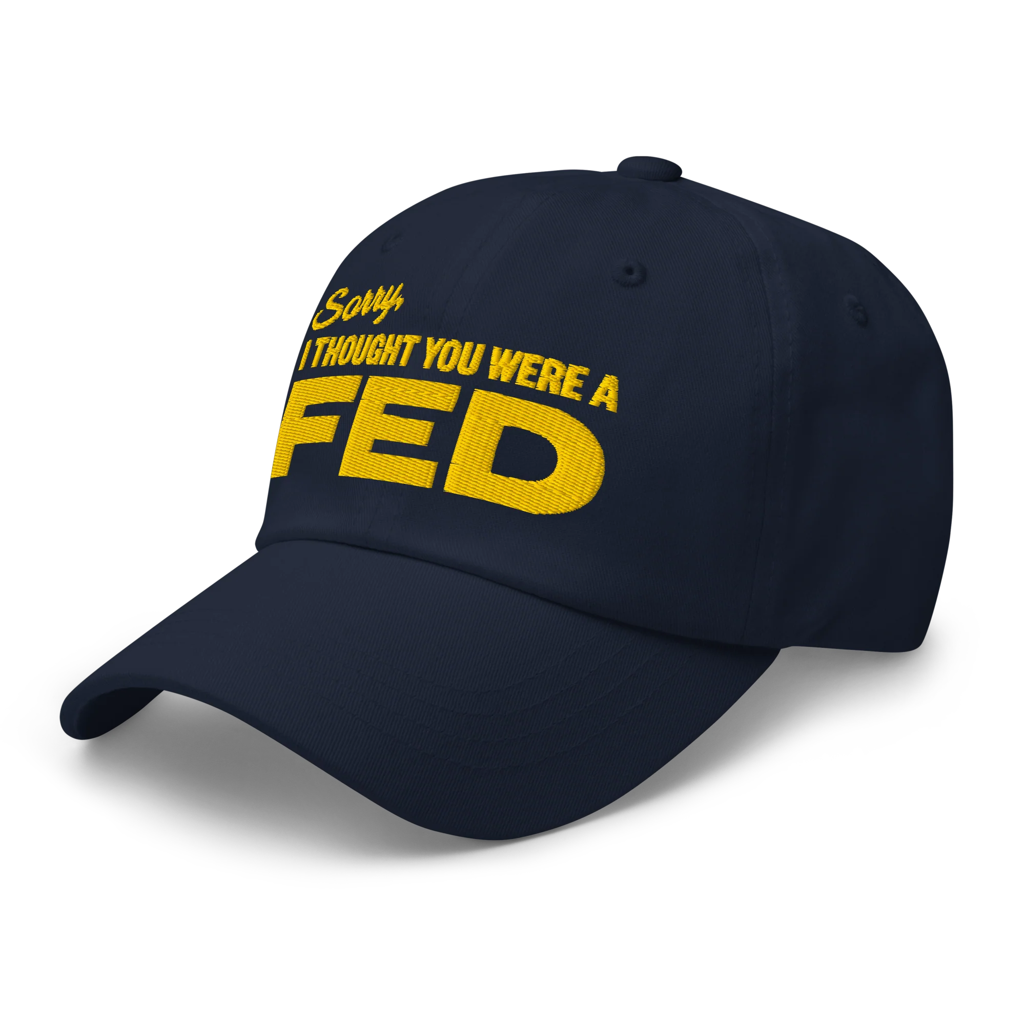 Thought You Were A Fed Dad Hat - Navy - Image 6