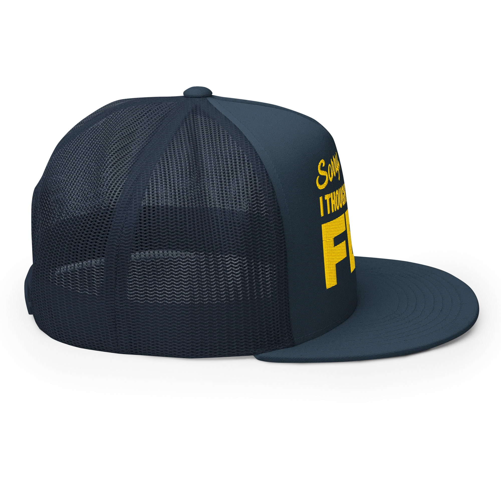 Thought You Were A Fed Trucker Hat - Navy - Image 5