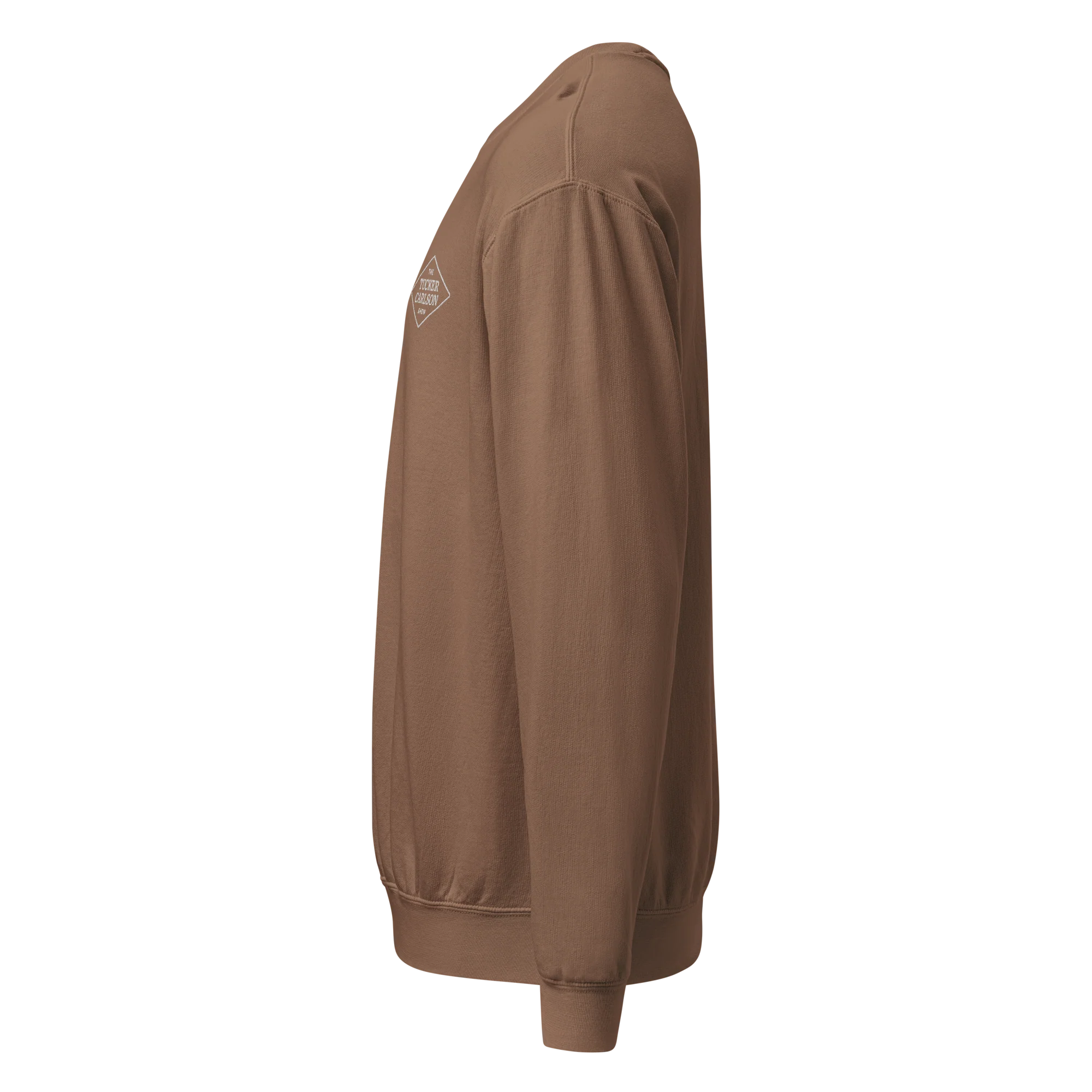 Tucker Carlson Show Garment-Dyed Crewneck - Espresso - Image 3